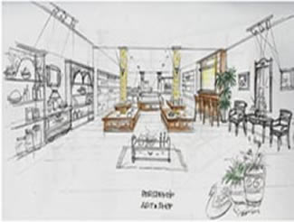 project interior cafe in kuta Bali